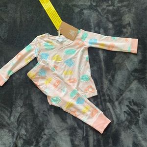 Angel Dear Retro Phones bamboo 2 pc. Pajama set